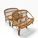 Pair of sofas in the Franco Albini style from the 1960s Italy.