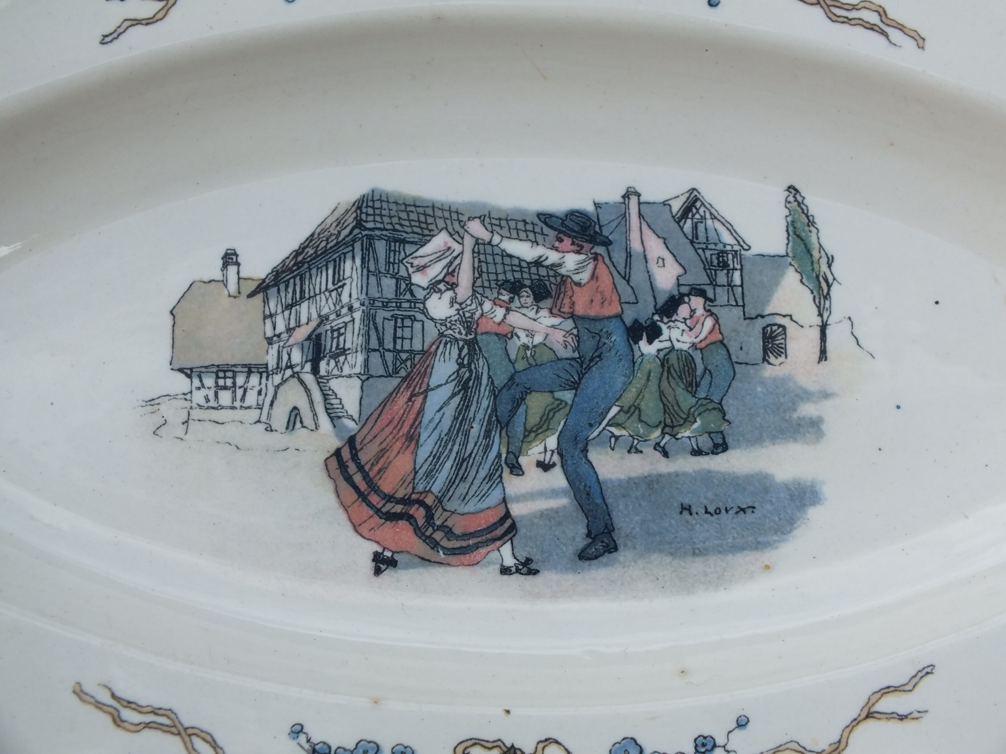 Former ravier obernai digoin sarreguemines signed loux