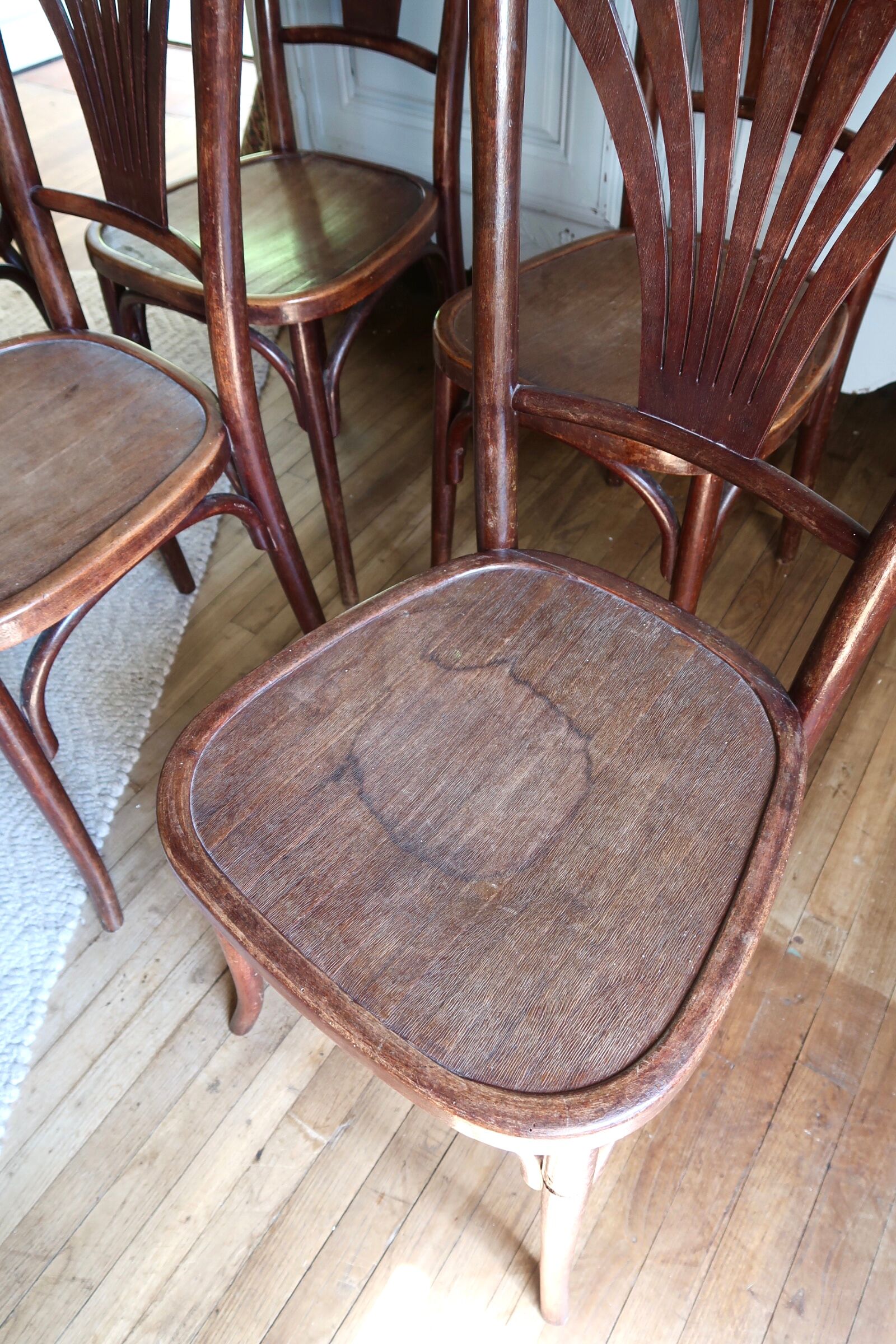 Lot de 5 chaises bistrot