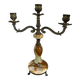 Chandelier en bronze et onyx