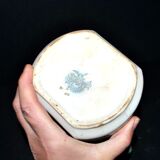 Antique Art Nouveau iris flower earthenware pitcher by Villeroy & Boch Wallerfangen