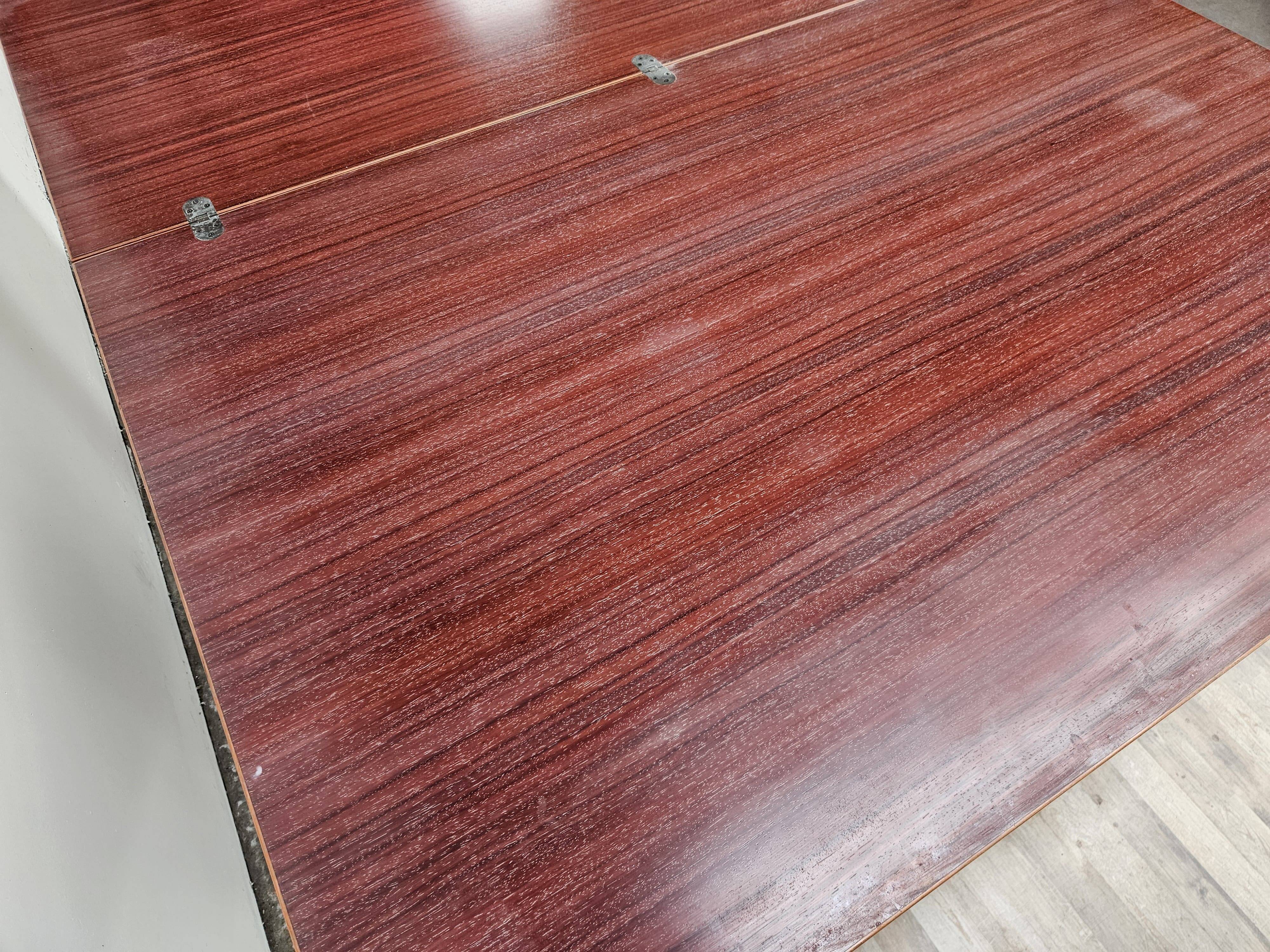 Italian design folding dining table, 1970