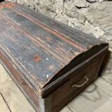 Curved wooden trunk