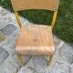 Paire de chaises d'école