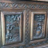Small old chest of medieval style