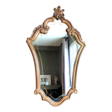 Gilded mirror in wood and stucco 85x53cm