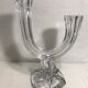 Former candlestick 2 lights crystal