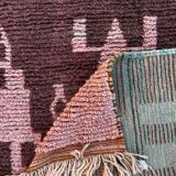 Moroccan Berber rug, Bohemian Boujad in wool.