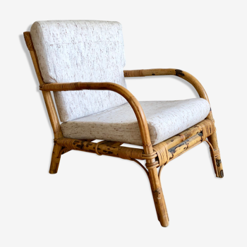 Fauteuil bambou 1960