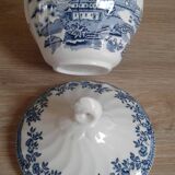 Earthenware sugar bowl