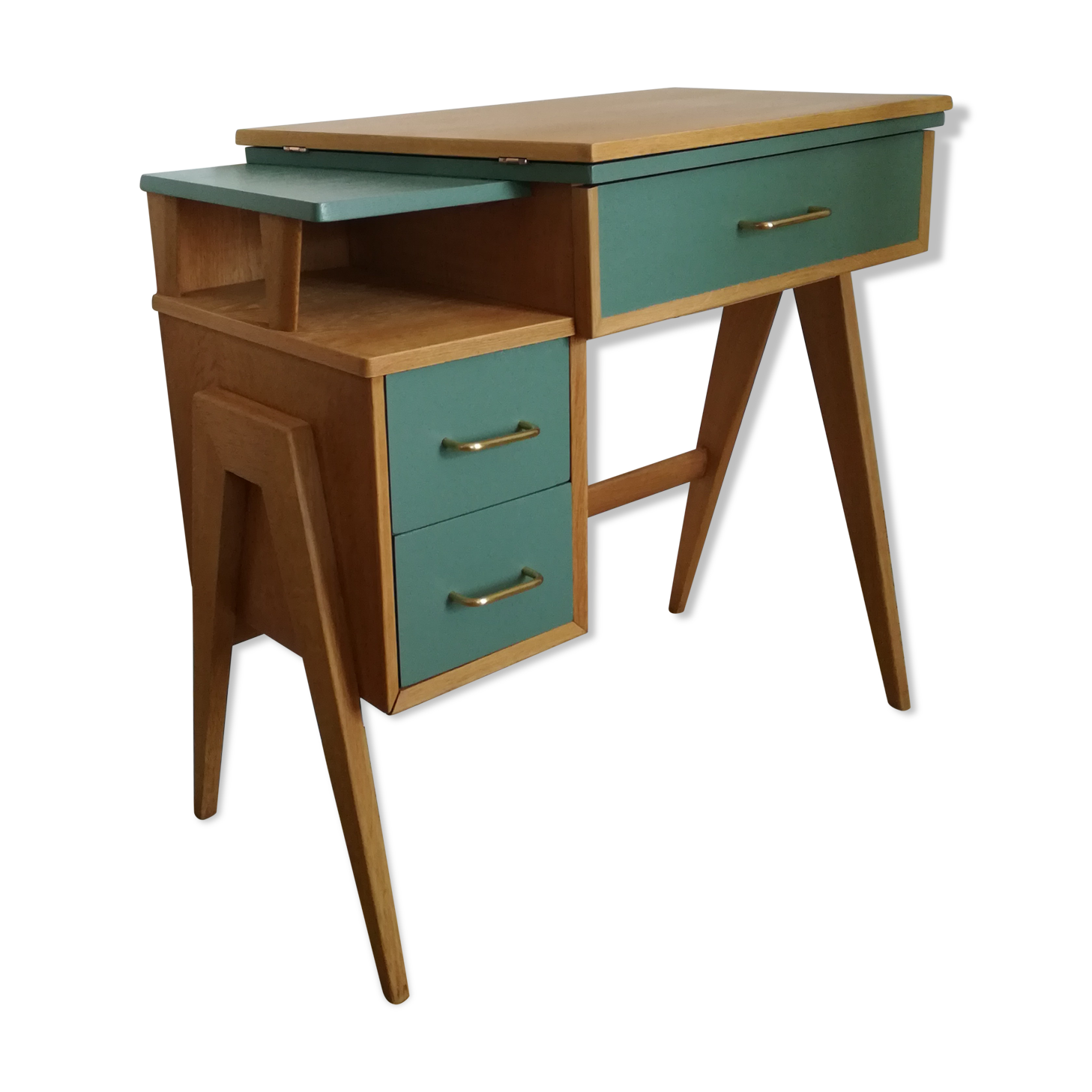 Vintage 50s office, compass feet