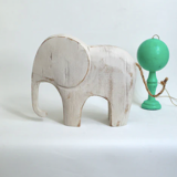Wooden elephant