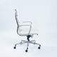 Vitra Eames EA 219 highback softpad deskchair in white leather, 1990s