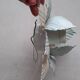 Metal flower wall light