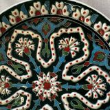 Kuthaya Decorative Plate Turkish Ceramic Handmade Diameter 23 cm
