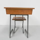 Desk and chair, industrial