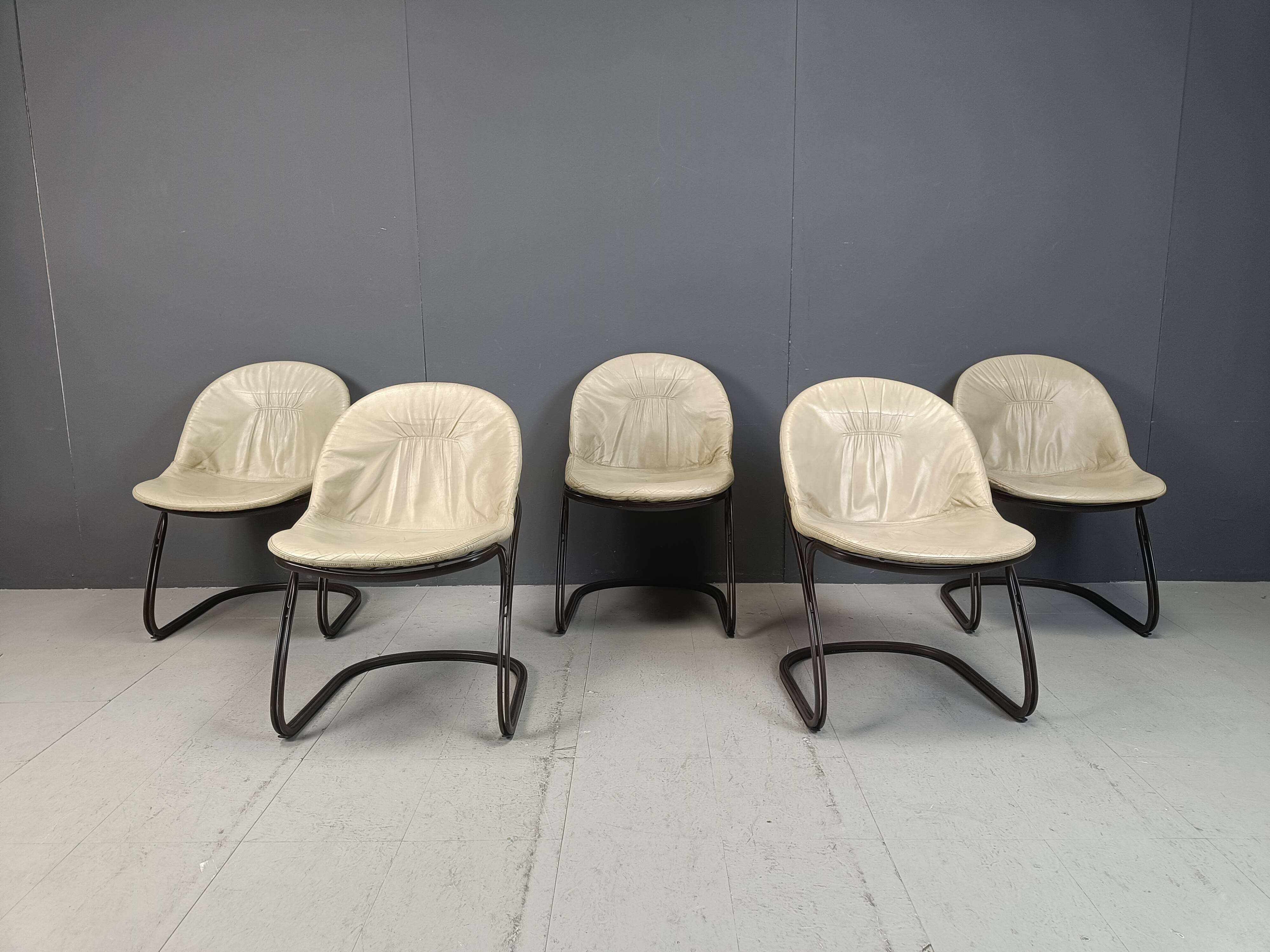 Gastone Rinaldi 'Pascale' Dining chairs, 1970s - set of 5