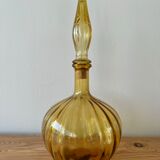 Amber yellow bottle from Empoli, Italy