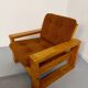 Set of 2 Swedish design pine armchairs by Roland Wilhelmsson, 1970s