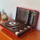 Tourne disque portable vintage année 60 Thomson.