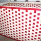 Toy storage chest child scoubidou vintage