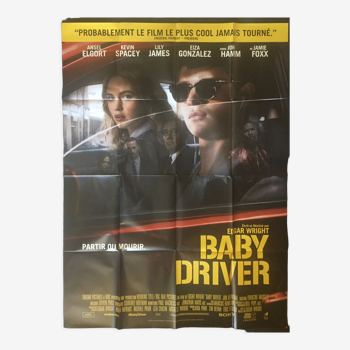 Baby Driver - original French poster - 2017