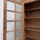 Large vintage display cabinet in solid oak (renovated)