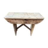 Farmhouse bench made of natural fir 1930s