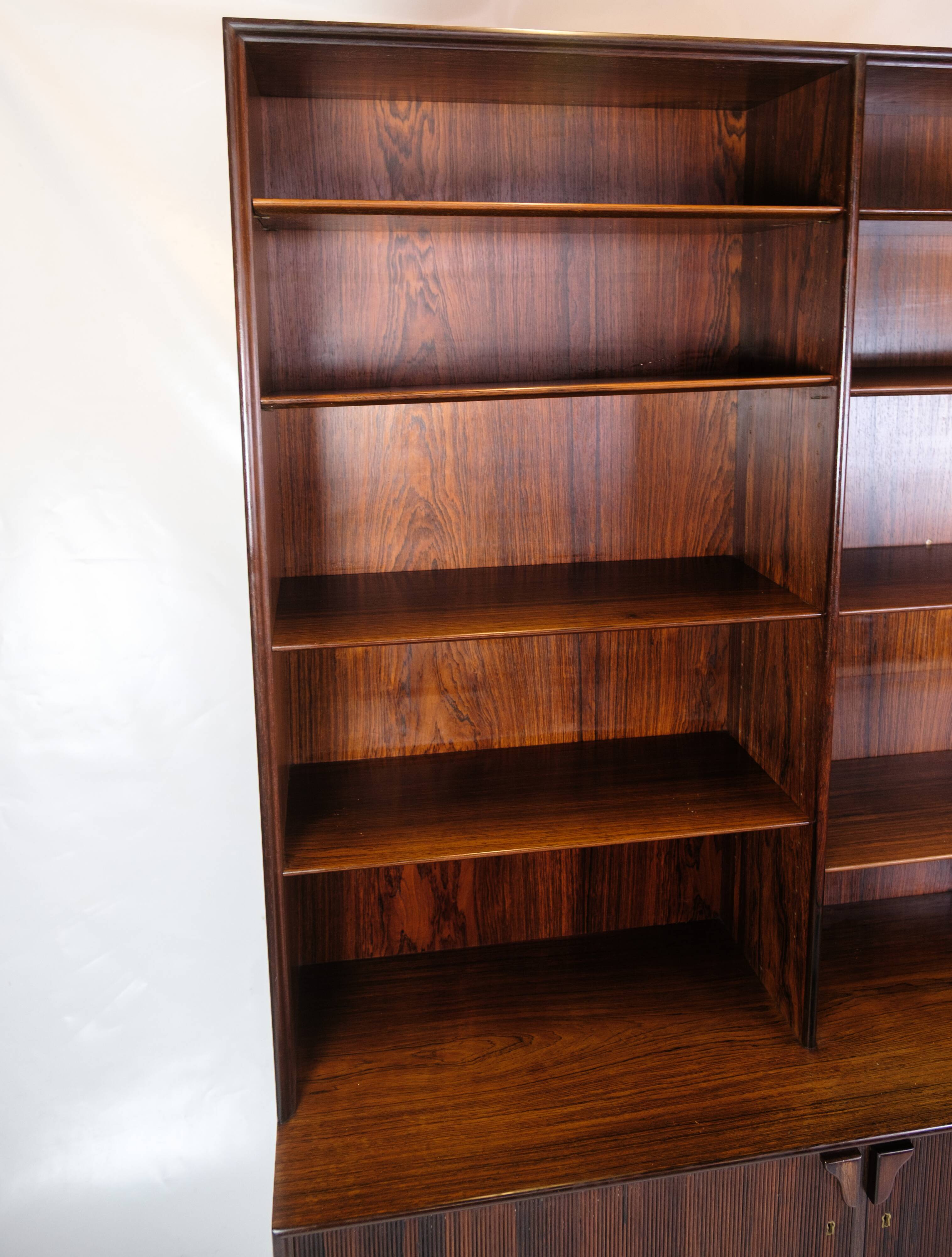 Bookcase Made In Rosewood By Frode Holm From 1960s