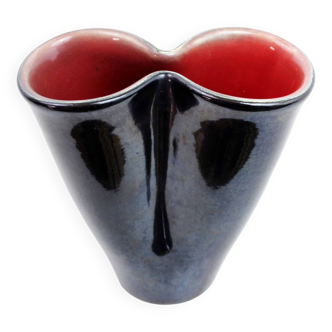 Vase en forme libre elchinger france 1950