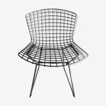 Harry Bertoia chrome wire chairs, Knoll edition
