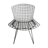 Harry Bertoia chrome wire chairs, Knoll edition