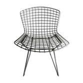 Harry Bertoia chrome wire chairs, Knoll edition