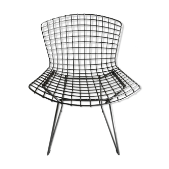 Chaises wire Harry Bertoia chromé édition Knoll