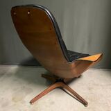 Iconic "Mr. Chair" Armchair & Ottoman – George Mulhauser for Plycra