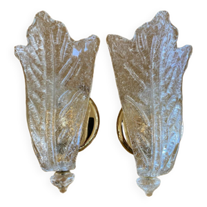paire d’appliques murano
