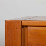 Vintage solid elm chest of drawers, 1980