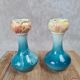 Pair of small antique bud vases numbered 396.