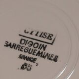 6 hollow plates Sarreguemines and Badonviller