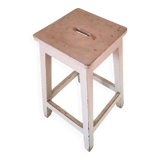Patinated workshop stool
