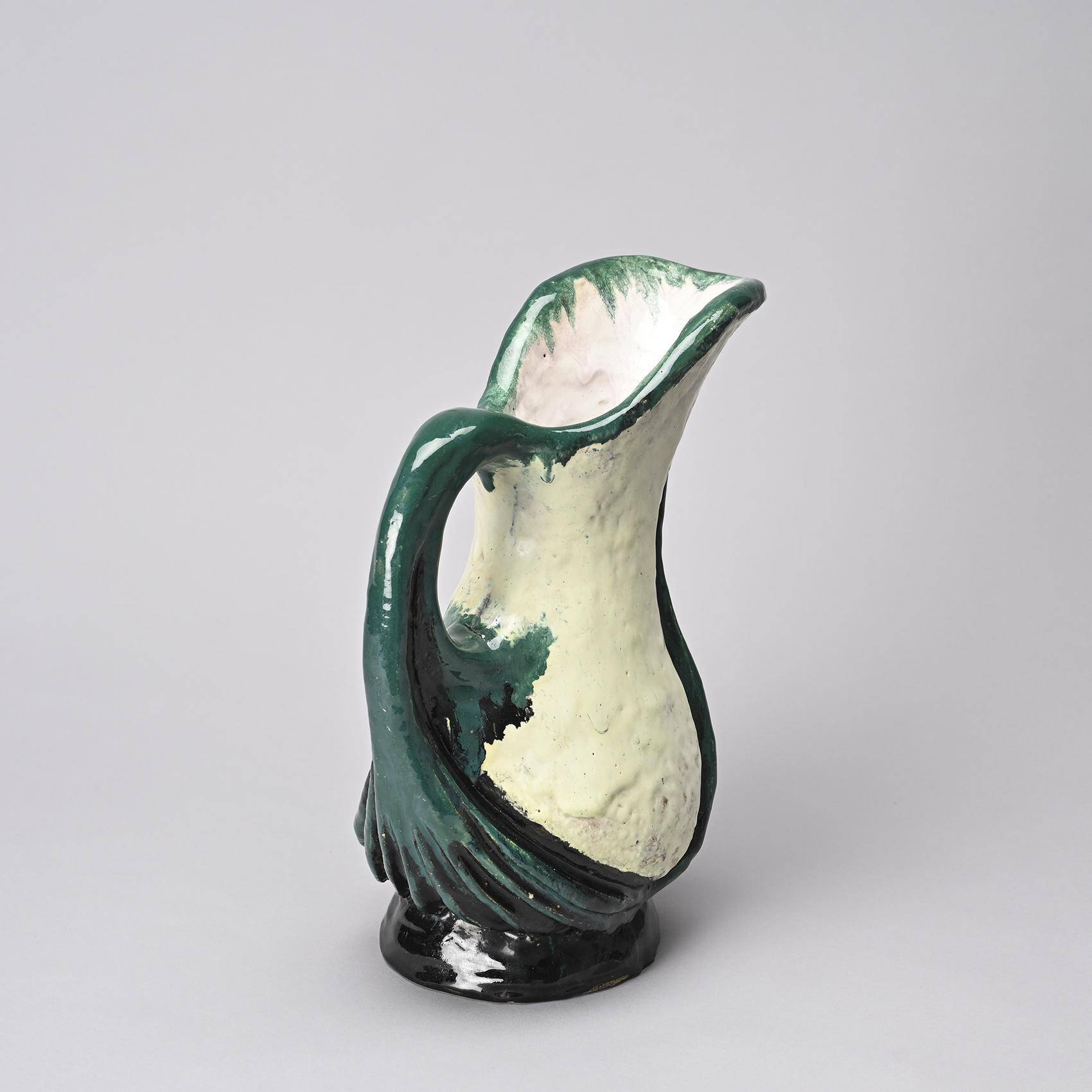 Hand-made pitcher by Alice Colonieu, circa 1965