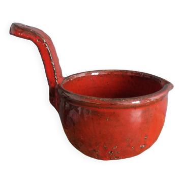 Céramique rouge manganèse signée Hofmann Gérard, Vallauris