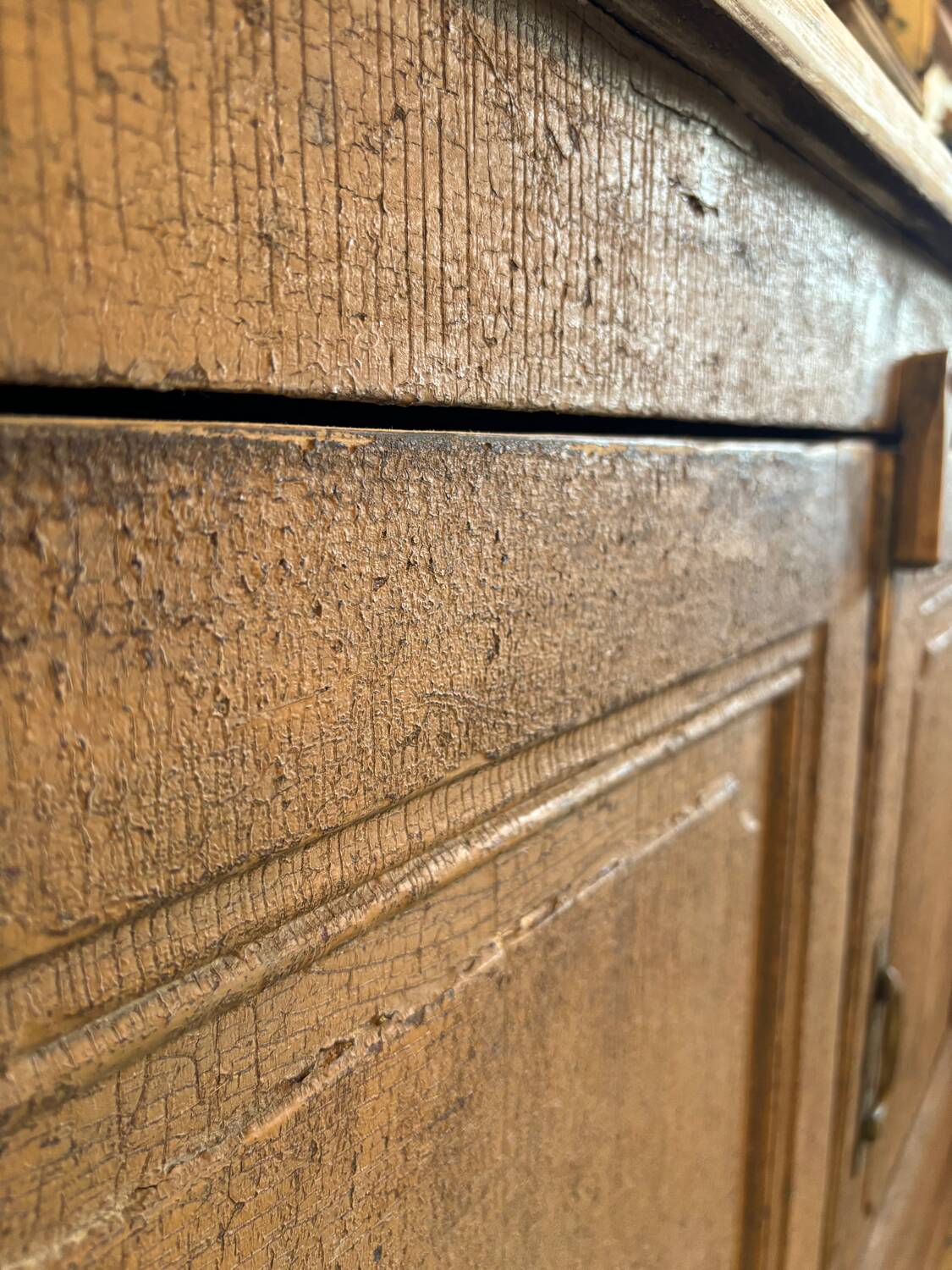 Brown patina sideboard
