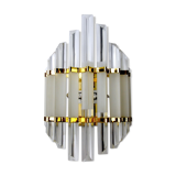 Venini wall lamp, triedri glass Italy, 1970