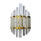 Venini wall lamp, triedri glass Italy, 1970