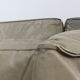 Vintage modular green leather sofa by Verzelloni Italy 1990s