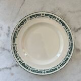 Longwy Earthenware Flat Plate - Josette Model