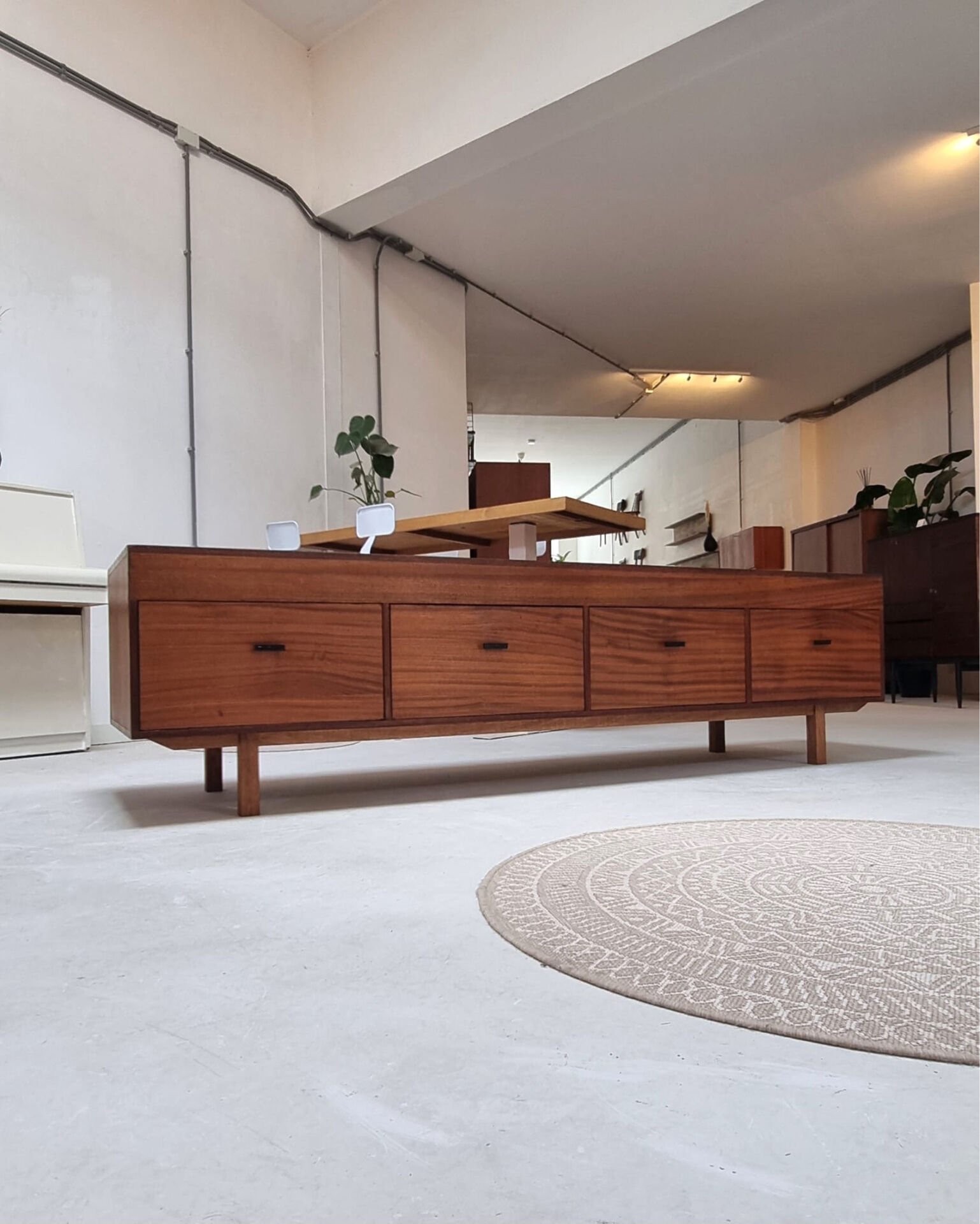 Mid-century lowboard