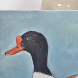 Huile sur toile canard