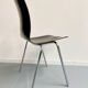 Set of 6 wooden and chrome chairs, Pagholz design from the 80s, vintage Pagwood.